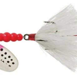 Mepps Dressed Aglia Lure, #5 (1/2oz.) -Outlet Track N Hook Store 3350432 rbw trt wht 1 1