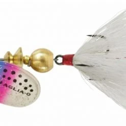 Mepps Dressed Aglia Lure, #0 (1/12oz.) 17 Mepps Dressed Aglia Lure, #0 (1/12oz.) -Outlet Track N Hook Store 3352469 rbw trt wht 1