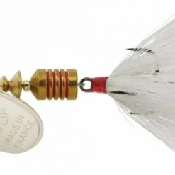 Mepps Dressed Aglia Lure, #1 (1/8oz.) -Outlet Track N Hook Store 3352506 silver wht 1 1