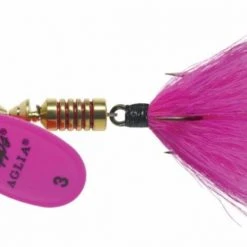 Mepps Dressed Aglia Lure, #3 (1/4oz.) -Outlet Track N Hook Store 3352594 hot pink pink 1