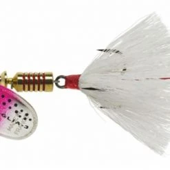 Mepps Dressed Aglia Lure, #3 (1/4oz.) -Outlet Track N Hook Store 3352624 rbw trout wht 1