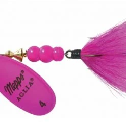 Mepps Dressed Aglia Lure, #4 (1/3oz.) -Outlet Track N Hook Store 3352633 hot pnk pnk 1 1