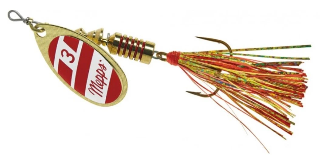 Mepps Aglia Flashabou Lure, #3 (1/4oz.) 3 Mepps Aglia Flashabou Lure, #3 (1/4oz.)