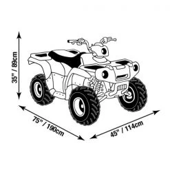 Raider 02-6610 GT-Series ATV Cover - Large -Outlet Track N Hook Store 35840237 6 1