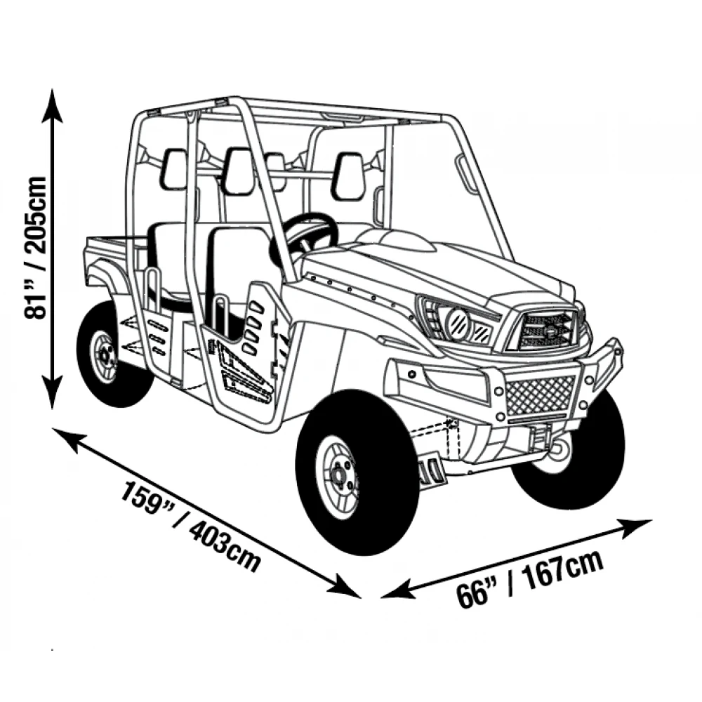 Raider UTV 2-Row SX Series Cover - 2XL 7 Raider UTV 2-Row SX Series Cover - 2XL - Image 5