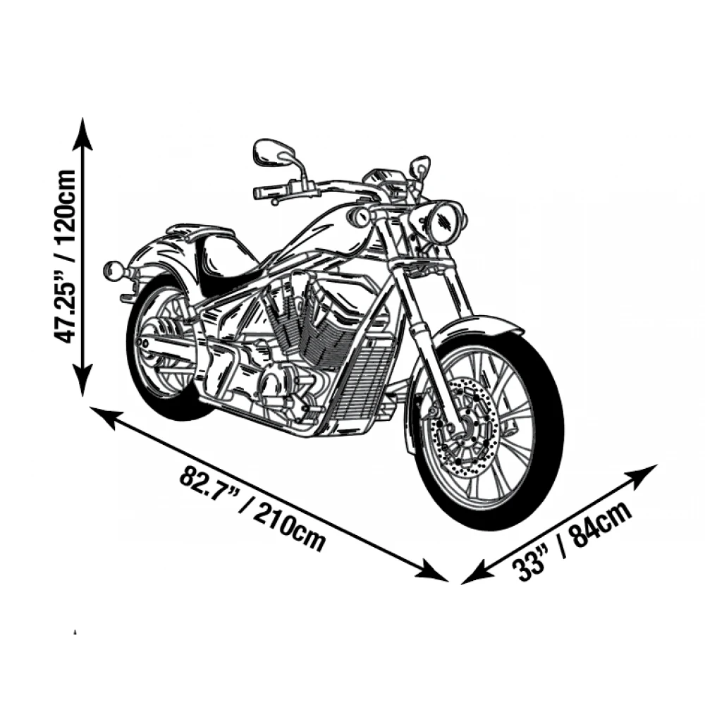 Raider DT Series Motorcycle Cover - Large 7 Raider DT Series Motorcycle Cover - Large - Image 5