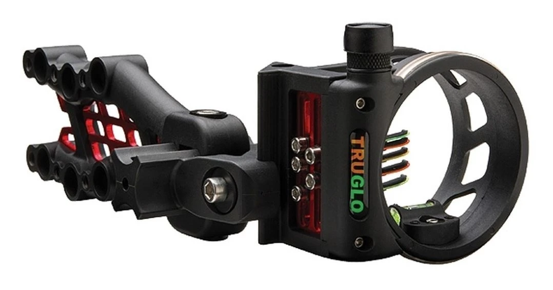TruGlo Carbon Hybrid Bow Sight Black 5 Pins w/ Light 3 TruGlo Carbon Hybrid Bow Sight Black 5 Pins w/ Light