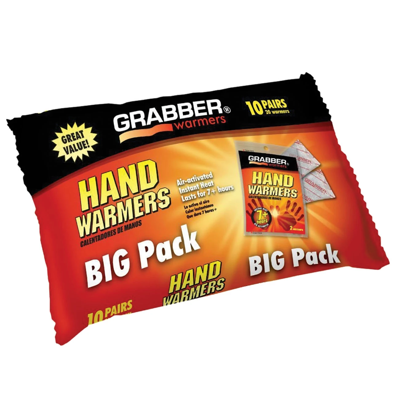 Grabber Michigan Hand Warmer 10 Pack 3 Grabber Michigan Hand Warmer 10 Pack