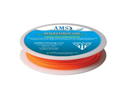 AMS Bowfishing Line 200# / 25 YARDS OF ORANGE LINE 3 AMS Bowfishing Line 200# / 25 YARDS OF ORANGE LINE