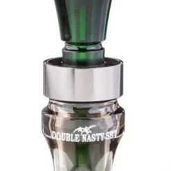 Buck Gardner Double Nasty 3 Polycarbonate Duck Call - Green/Smoke