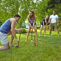 Franklin Sports Family Croquet Set -Outlet Track N Hook Store 50211 2 1