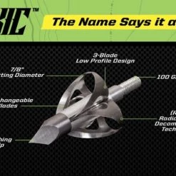 Flying Arrow Archery Toxic 100 Gr. Broadhead, 3 Pk 7 Flying Arrow Archery Toxic 100 Gr. Broadhead, 3 Pk -Outlet Track N Hook Store 51580000 3 1