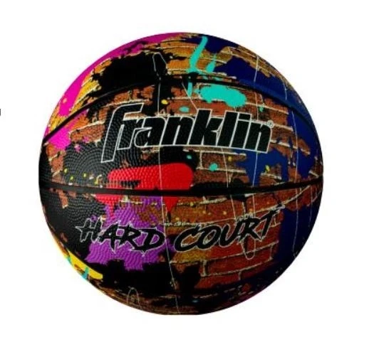 Franklin Sports Hard Court Rubber Basketball, 29.5" 3 Franklin Sports Hard Court Rubber Basketball, 29.5"