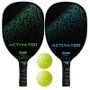 Franklin Sports Activator 2 Player Wood Paddle & Ball Set 1 Franklin Sports Activator 2 Player Wood Paddle & Ball Set -Outlet Track N Hook Store 52742 1