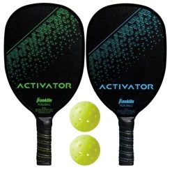 Franklin Sports Activator 2 Player Wood Paddle & Ball Set