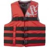 Full Throttle Adult Nylon Life Jacket, Red -Outlet Track N Hook Store 5300151 1