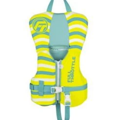 Full Throttle Infant Rapid Dry Life Jacket, Yellow