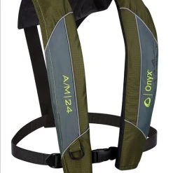 Onyx A/M-24 - Automatic / Manual Inflatable Life Jacket, Green