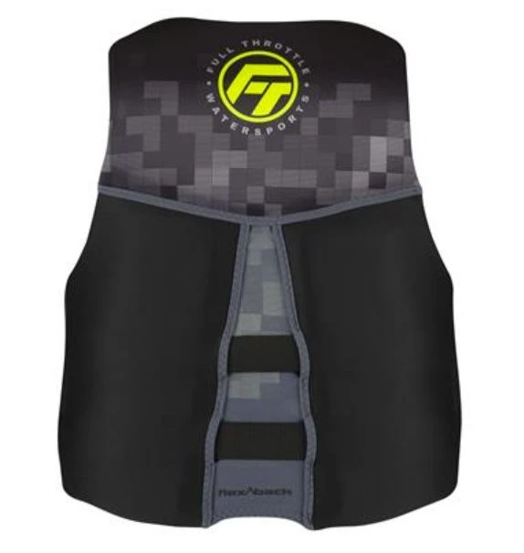 Full Throttle Men's Rapid-Dry Flex-Back Life Jacket, Green 4 Full Throttle Men's Rapid-Dry Flex-Back Life Jacket, Green - Image 2