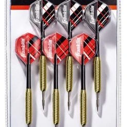 Franklin Sports Steel Tip Darts Set, 6 Pack