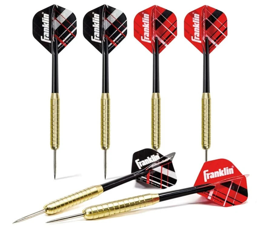 Franklin Sports Steel Tip Darts Set, 6 Pack 4 Franklin Sports Steel Tip Darts Set, 6 Pack - Image 2
