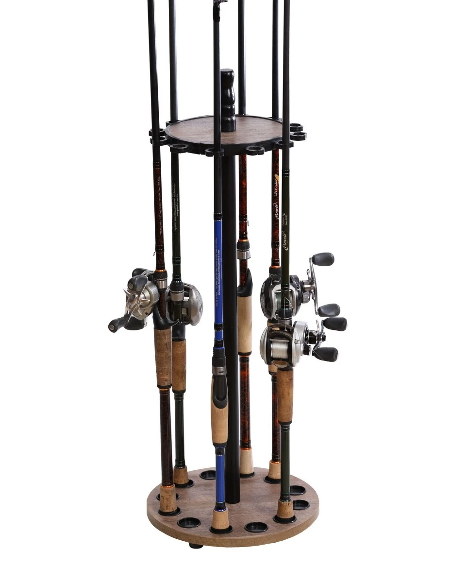 Inception Outdoors DRFR-012 Distressed Round Floor Rack 4 Inception Outdoors DRFR-012 Distressed Round Floor Rack - Image 2