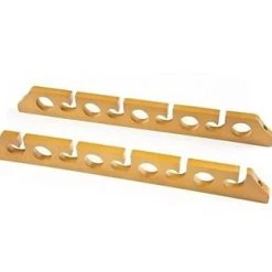 Organized Fishing 9 Rod Wood Ceiling Horizonal Rack 7 Organized Fishing 9 Rod Wood Ceiling Horizonal Rack -Outlet Track N Hook Store 58020029 3
