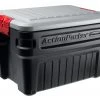 Rubbermaid ActionPacker Storage Box, 24 Gal. Black -Outlet Track N Hook Store 5920021 1 1