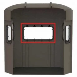 Banks 34"X14" Stump Framed Gunner Window