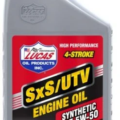 Lucas Oil Synthetic 4-Stroke SXS Engine Oil, 1 qt 10 Lucas Oil Synthetic 4-Stroke SXS Engine Oil, 1 qt -Outlet Track N Hook Store 5w50 1 1