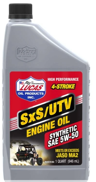 Lucas Oil Synthetic 4-Stroke SXS Engine Oil, 1 qt 6 Lucas Oil Synthetic 4-Stroke SXS Engine Oil, 1 qt - Image 4