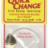 QUICK CHANGE 1 HOOK SPINNER W/#2 COLORADO BLADE -Outlet Track N Hook Store 61150450 1 1