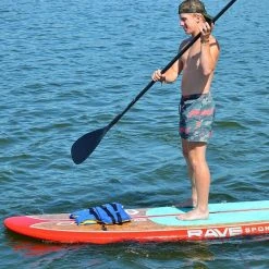 Rave Sports Shoreline Caribbean SUP, Sunburst Orange -Outlet Track N Hook Store 61160096 2 1