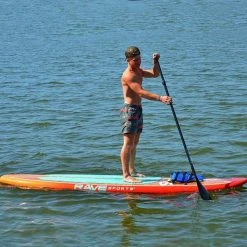 Rave Sports Shoreline Caribbean SUP, Sunburst Orange -Outlet Track N Hook Store 61160096 3 1