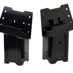 HME 4X4 Steel Blind Post Brackets, 4 Pack