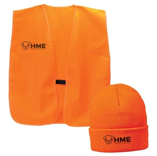 HME Orange Vest & Beanie Combo 3 HME Orange Vest & Beanie Combo