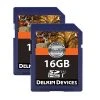 Delkin Devices 16GB SD Card - 2 Pack -Outlet Track N Hook Store 65360010 1