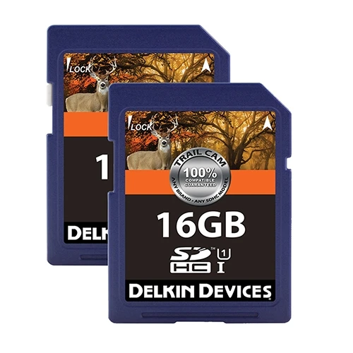 Delkin Devices 16GB SD Card - 2 Pack 3 Delkin Devices 16GB SD Card - 2 Pack