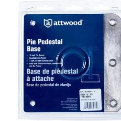 Attwood 67739-SC Lock'N-Pin Stainless Steel 7 x 7 Boat Seat Pedestal Base 7 Attwood 67739-SC Lock'N-Pin Stainless Steel 7 x 7 Boat Seat Pedestal Base -Outlet Track N Hook Store 67739 sc 2 1