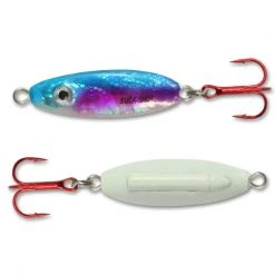 Northland Fishing Buck-Shot Rattle Spoon-Super-Glo Rainbow