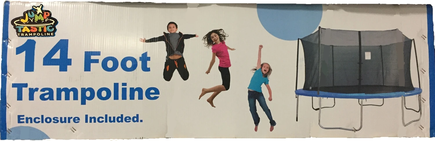 Jump Tastic 14' Trampoline with Enclosure 4 Jump Tastic 14' Trampoline with Enclosure - Image 2