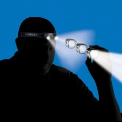 Police Security Morf R230 Removable Headlamp -Outlet Track N Hook Store 69610014 2