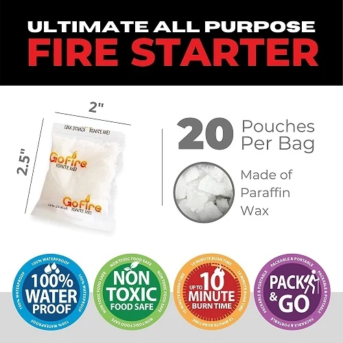 GoFire GF100 Fire Starters - 100 Pack 7 GoFire GF100 Fire Starters - 100 Pack - Image 5