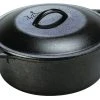 Lodge Dutch Oven w/Loop Handles & Iron Cover -Outlet Track N Hook Store 7590636 1 1