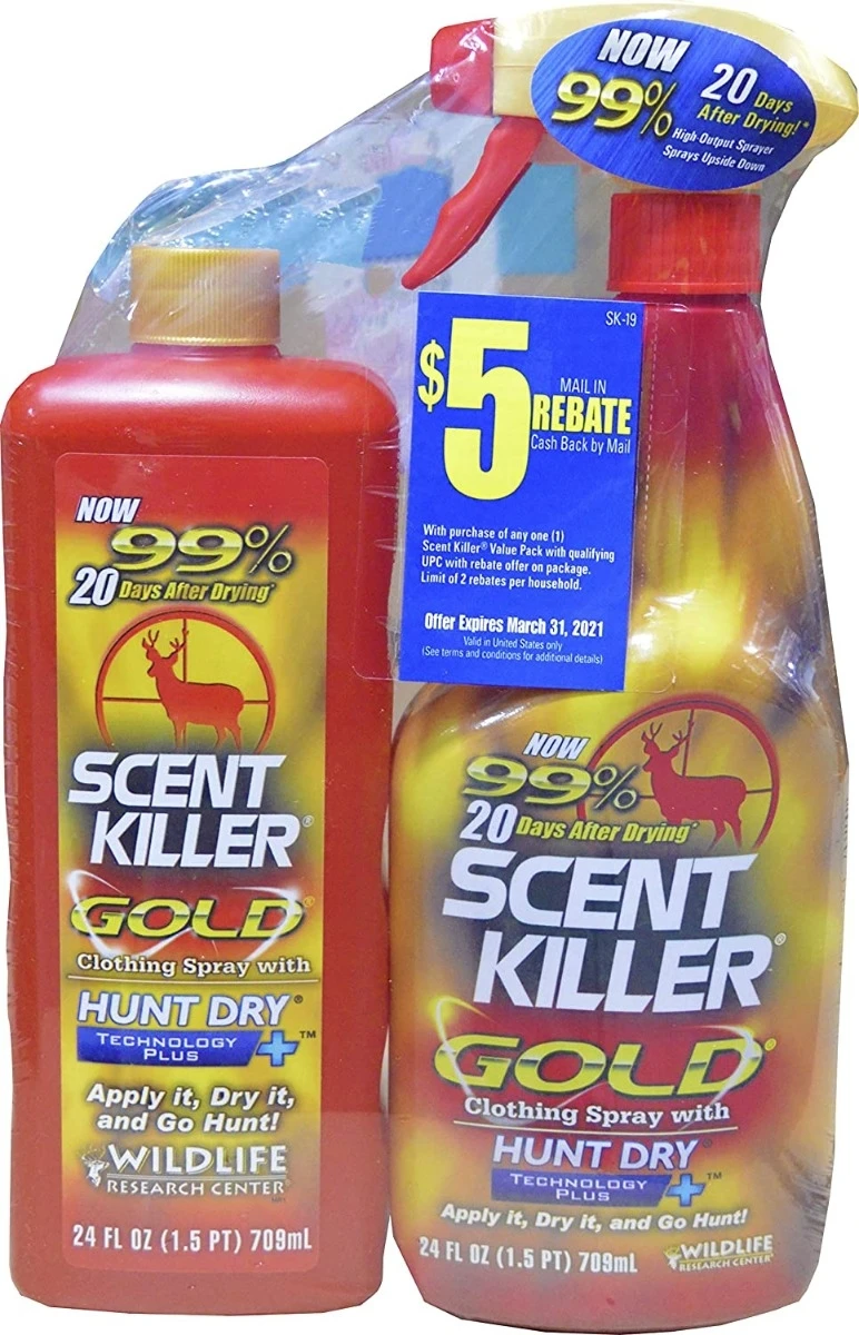 Scent Killer 1259 Wildlife Research Gold 24/24 Combo, 48 oz. 6 Scent Killer 1259 Wildlife Research Gold 24/24 Combo, 48 oz. - Image 4