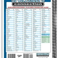 Sportsman's Connection Vilas Area Northern Wisconsin Fishing Map Guide -Outlet Track N Hook Store 8200158 3