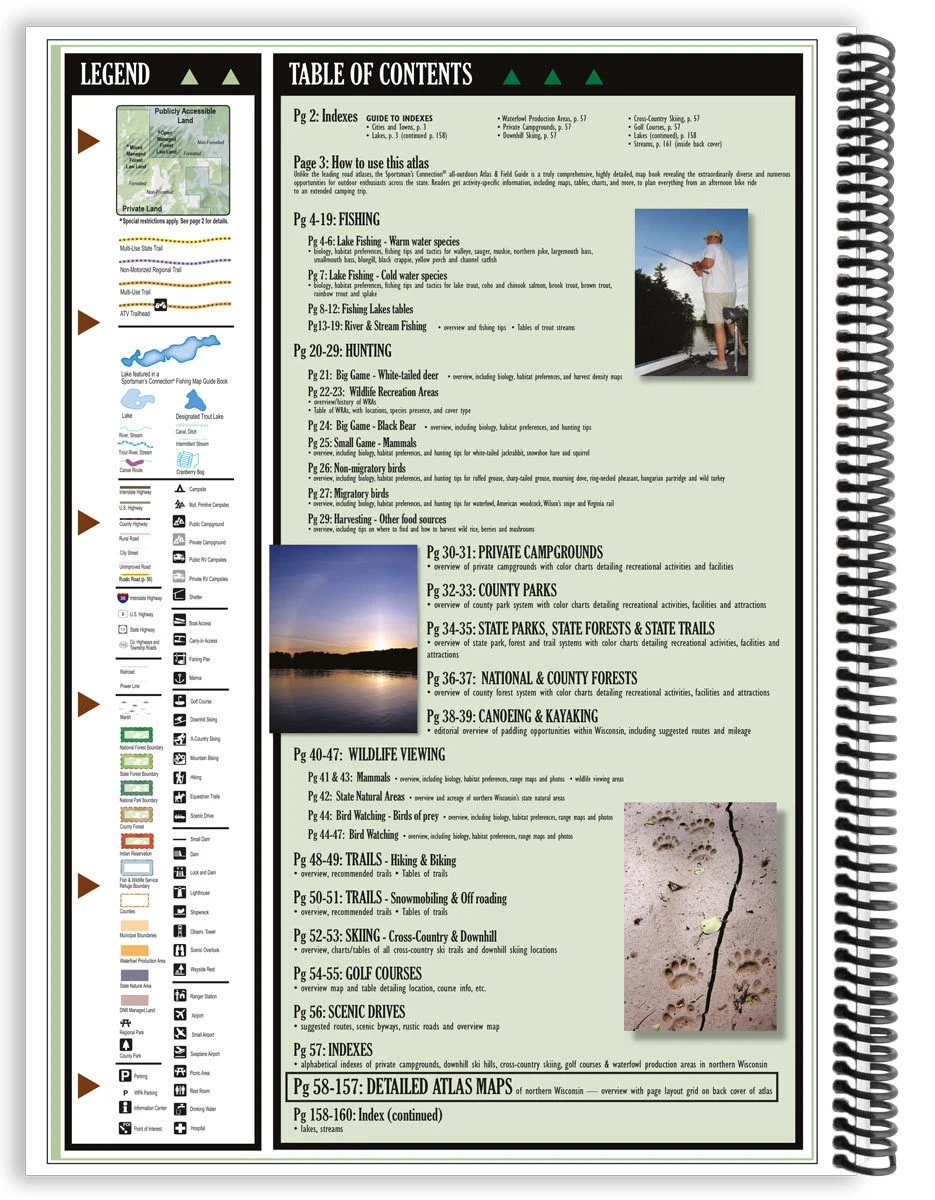 Sportman's Connection Northern Wisconsin All-Outdoors Atlas & Field Guide 5 Sportman's Connection Northern Wisconsin All-Outdoors Atlas & Field Guide - Image 3