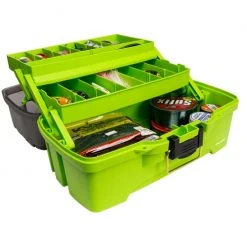 Plano One-Tray Tackle Box - Bright Green -Outlet Track N Hook Store 9060315 2