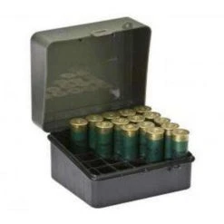 Plano Plastic Shot Shell Box, Green/Black