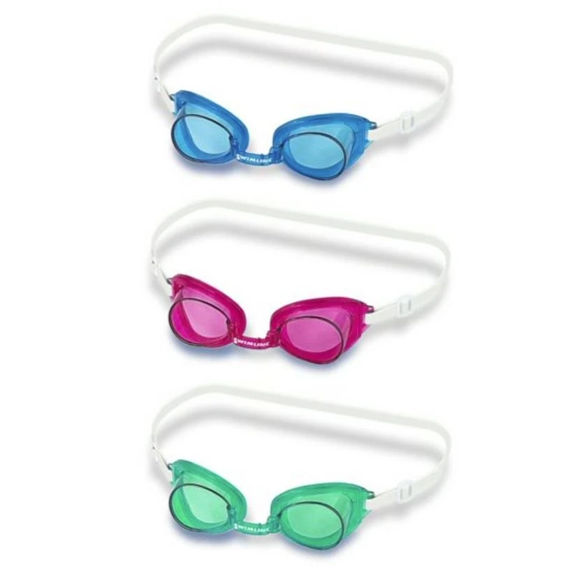 Swimline Buccaneer Kid's Swimming Goggles, Assorted 3 Swimline Buccaneer Kid's Swimming Goggles, Assorted